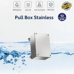 pull box สแตนเลส กันน้ำ 11 จังชั่นบล็อค