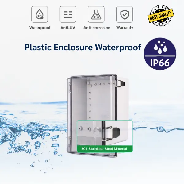 ตู้กันน้ำพลาสติก Tibox IP66 10 ตู้พลาสติก abs