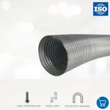 ท่อ PU-PVC ดูดเม็ดพลาสติก (แบบผิวเรียบ) 29 ท่อ flex สแตนเลส