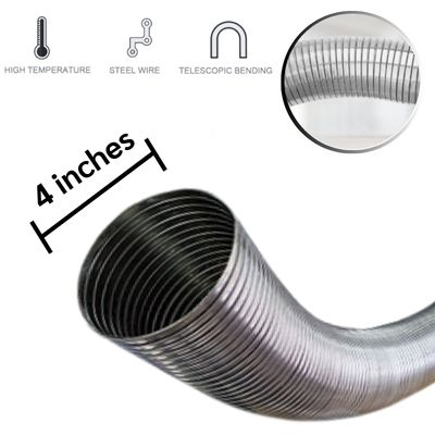 4 นิ้ว 4 เมตร ท่อลมสแตนเลส 1 ท่อลมสแตนเลส 4 นิ้ว