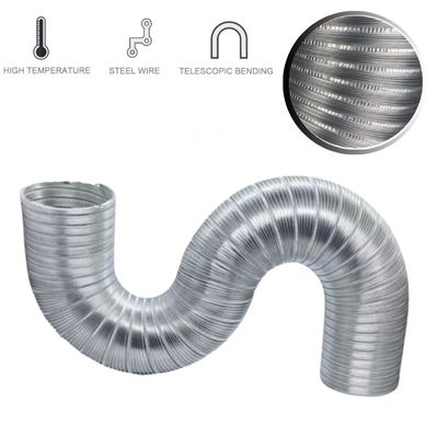 ท่อลมอลูมิเนียมกึ่งแข็ง