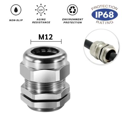 M12 เคเบิ้ลแกลนสแตนเลส 1 เคเบิ้ลแกลนสแตนเลส M12