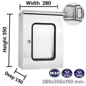 ตู้สแตนเลสระบายอากาศ 30 ตู้สแตนเลสกันน้ำ 2 ชั้น