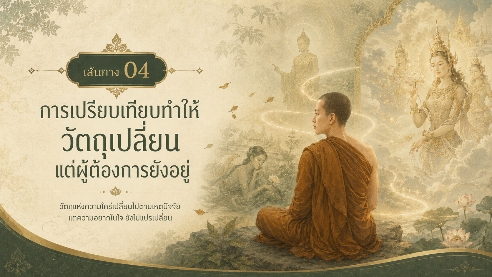 ภาพประกอบเส้นทางที่ 04 — การเปรียบเทียบทำให้วัตถุเปลี่ยน แต่ผู้ต้องการยังอยู่