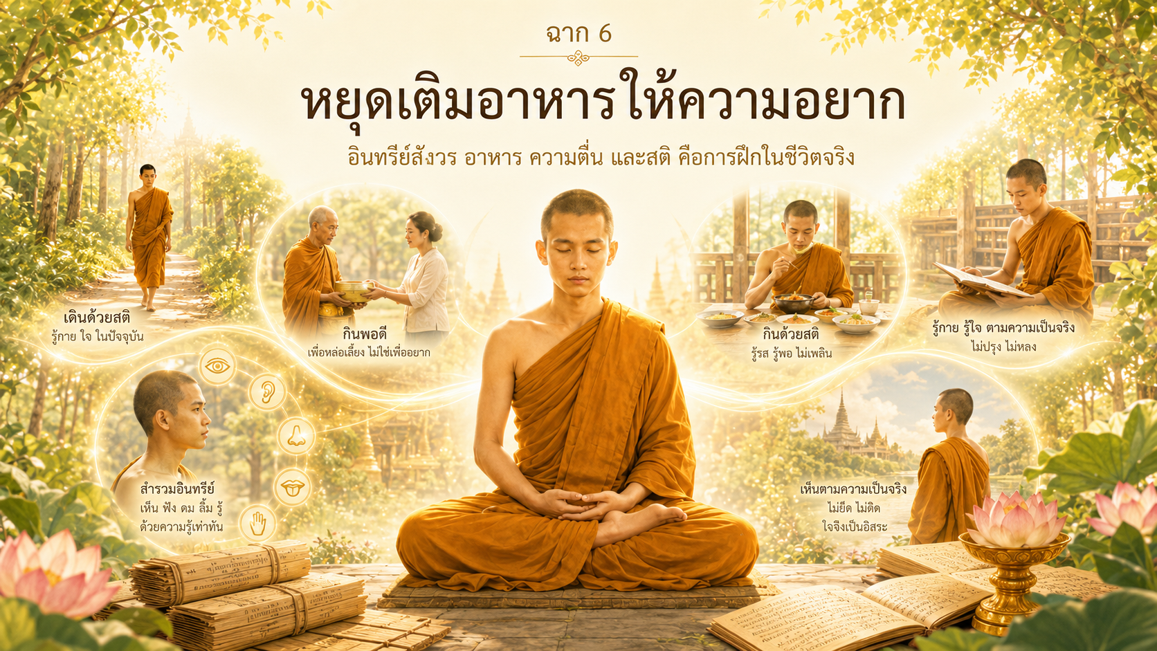 ฉากที่ 6 หยุดเติมอาหารให้ความอยาก